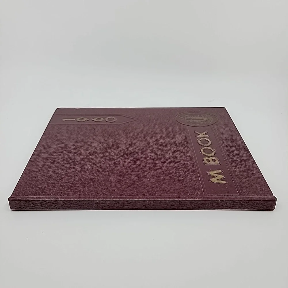 1960 Yearbook Monroe High School Wisconsin WI - M Book - Many Signatures